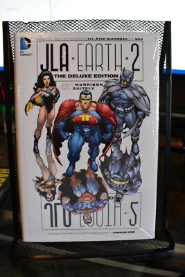 JLA Earth 2 The Deluxe Edition DC Hardcover NEW SEALED Grant Morrison Ultraman - Image 1 of 2