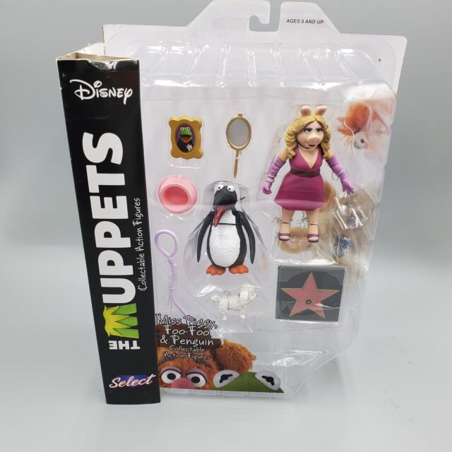 Diamond Select Toys The Muppets Best of Series 1: Kermit & Miss Piggy  Action Figure Two-Pack, Multicolor