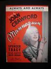 Mannequin Always And Always Always And Always Music Vintage 1937 Joan Crawford Ed Ward (O)