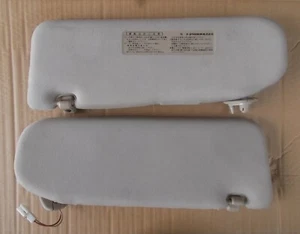 TOYOTA JZS147 ARISTO 2JZGTE sun visor beige pair sec/h #2 - Picture 1 of 11