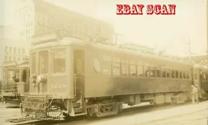 6H999G RP 1930/40s Pacific Electric Railroad Car #1219 Los Angeles Sign - Bild 1 von 1