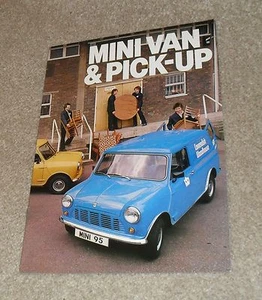 Austin Leyland Mini Van & Mini Pick Up Brochure 1978 - Foto 1 di 1