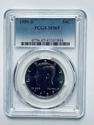 1989-D Kennedy Half Dollar PCGS MS65 - Image 1 of 4