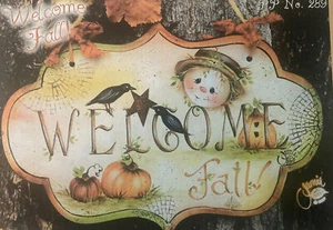 Tole Painting Pattern Packet: Welcome Fall! by Jamie Mills-Price - Picture 1 of 3