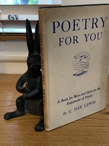 Poetry for You by Cecil Day Lewis - 1945 - PLUS original newspaper cutting 1951 - Foto 1 di 11