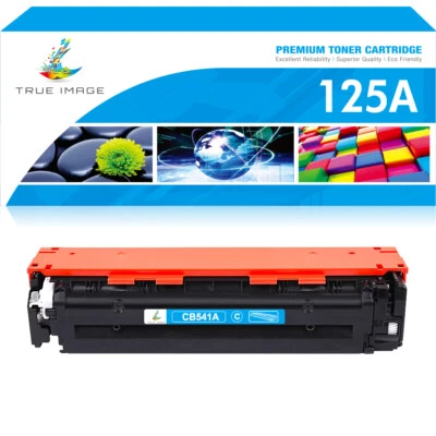 Cyan Toner fits for HP 125A Color LaserJet CP1215 CP1515N CM1312 CM1312NFI VAT - Image 1 of 4