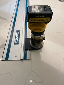 Dewalt DCW600 DWP601 Plunge Base Guide Rail Adaptor to Makita Guide Track - Picture 1 of 7