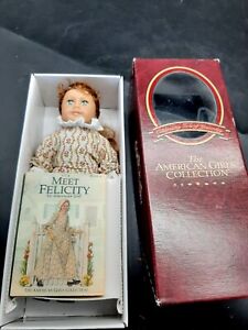 American Girl FELICITY  Mini Doll 6.5” Meet Dress with Book New in Box