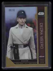 2023 Finest Star Wars Extended Set Gold Refractor eb3 Dedra Meero 8/50 - Picture 1 of 2