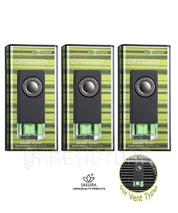 3 PACK LUXURY JDM VENT CLIPS TREEFROG DIFFEREN AIR FRESHENER BLACK VANILLA SCENT - Picture 1 of 7