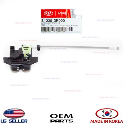 Actuador de bloqueo de pestillo de tapa de maletero genuino ⭐OEM⭐ KIA CADENZA 2014-2016 812303R000 Foto 1 de 3