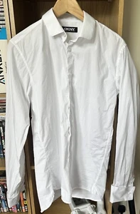 Men’s Dkny Shirt White 15.5 Inch Collar - Picture 1 of 7