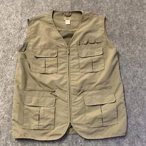 Haband Travelers Vest Mens M Green Pockets Photography Travel (291) - Picture 1 of 12