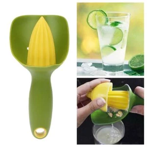 Manual Plastic Citrus Juicer - Orange & Lemon Juice Squeezer Kitchen Tool - Picture 1 of 24