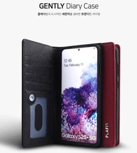 Plafit Korea Genuine Leather Full Cover Case for Samsung Galaxy Note 9 Black - Picture 1 of 7