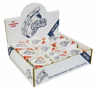 Jubilee Worm Drive Hose Clip Kit | Handy pack | Stainless Steel 304 | 100 Pieces - Picture 1 of 9