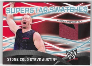 STONE COLD STEVE AUSTIN 2011 TOPPS WWE WORN PATCH CARD FROM 3/7/11 RAW! - Picture 1 of 1