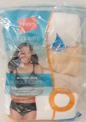 Hanes Ultimate Brief Underwear, Cool Comfort Microfiber, Low Rise, 4 Pack HXMFBF - Image 1 of 3
