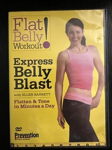 Flat Belly Workout: 10 Minute Routines To Target Tummy Bulge - Ellen Barrett DVD - Imagen 1 de 4