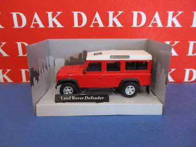 Die cast 1/43 Modellino Auto Land Rover Defender 110 Rosso by Cararama - Immagine 1 di 4