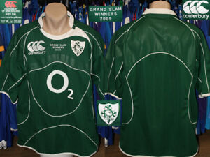 Irfu Ireland Rugby Union Canterbury Grand Slam Winners 2009 Shirt Jersey Top 2Xl
