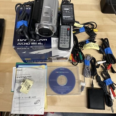 Sony Handycam HDR-SR5 (40 GB) Flash Media, Hard Drive Camcorder With Accesories - Image 1 of 4