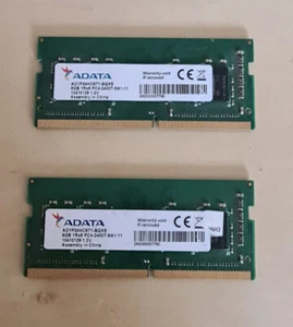 ADATA PC4 2400T 16GB (2x8GB) DDR4 1RX8 2400MHZ 260pin Laptop Memory - Picture 1 of 2