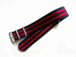 18 20 22 24 NATO G10® watchband strap Ballistic nylon RAF bond Military IW SUISS - Picture 1 of 44