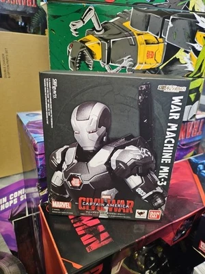 Bandai S.H. Figuarts War Machine Mark III 3 Figure Marvel Civil War Authentic - Image 1 of 2