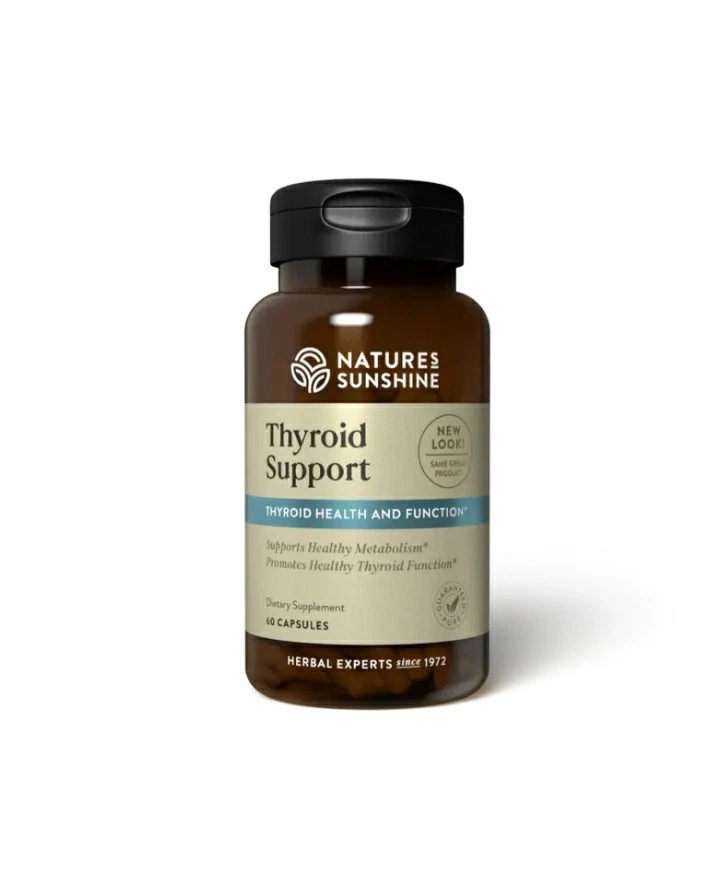 Nature's Sunshine Thyroid Support Dietary Supplement Metabolism & Thyroid 03/27 - Image 1 of 4