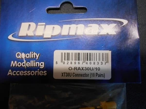 Ripmax 0-RAX30U/10 XT30U Connector (10 pairs) Mini Z GL Racing - Picture 1 of 3