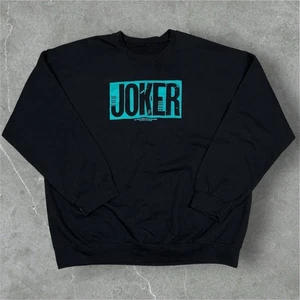 Joker Folie à Deux Sweatshirt Men’s Large / XL Black Promo Warner Bros Batman - Picture 1 of 6