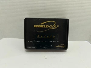 1 docena de pelotas de golf Balata 2024 World Golf Tour 4 piezas uretano blanco nuevas - Imagen 1 de 6