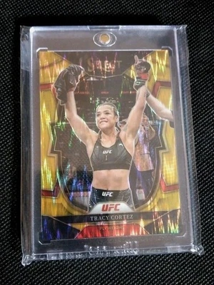 2023 Panini Select UFC - Concourse Tracy Cortez #93 Gold Prizm /10 - Image 1 of 2