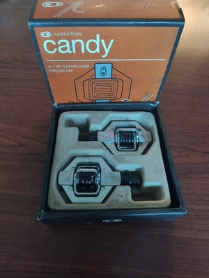 Pedales MTB Crankbrothers Candy 2 gris/plateado, sin tacos, buen estado Foto 1 de 4