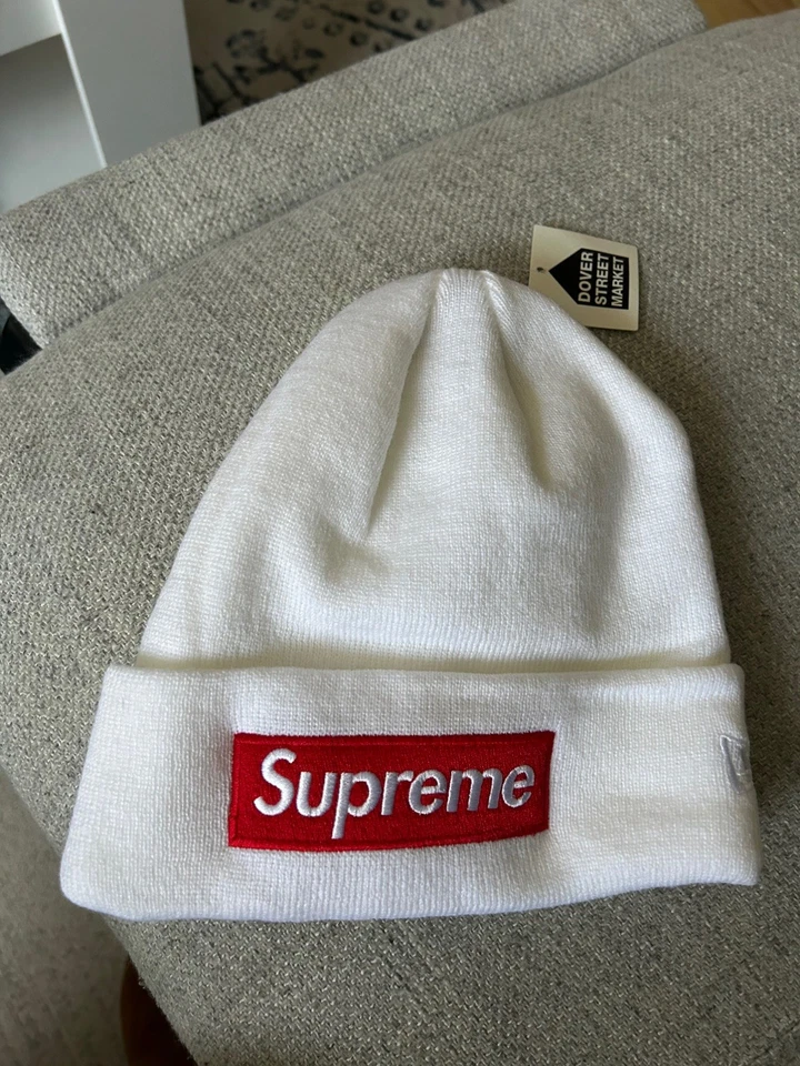 Gorro Supreme X New Era Box Logo (FW21) Blanco  Foto 1 de 3