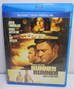 Runner Runner (Blu-Ray + DVD, 2013, 2-Disc Set) Ben Affleck, Anthony Mackie - Picture 1 of 6