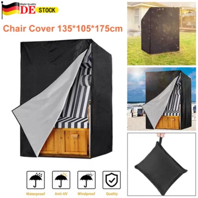 Strandkorb Schutzhülle Abdeckung wasserdicht Strandkorbhülle Oxford 420D DHL - Bild 1 von 4