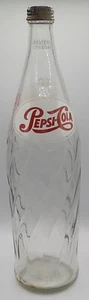 Vintage PEPSI Glass Bottle Large 40 Fl Oz. - Picture 1 of 6