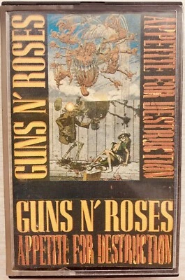 Guns And Roses - Appetite For Destruction - Rare Original Colombia Cassette 1992 - Image 1 of 4