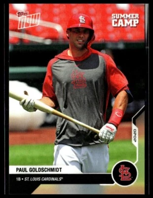 2020 Topps Now Summer Camp OD-452 Paul Goldschmidt St. Louis Cardinals RTOD - Image 1 of 2