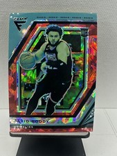 2022-23 Panini Flux David Roddy #238 RED ICE PRIZM Memphis Grizzlies Rookie Card