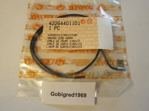 NUEVO Original Stihl HS72 HS74 Alambre de Cortocircuito 4226 440 1101 Más Listado LG10 - Imagen 1 de 1