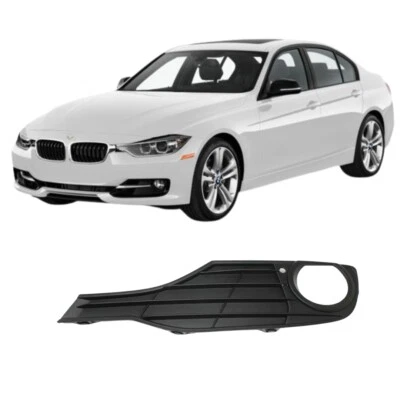 For 2012-2015 BMW 320i 328d xDrive Front Grill Grid Fog Light Cover Driver Side Foto 1 de 4