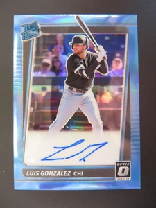 2021 Donrus Optic Blue Prizm Rated Rookie Luis Gonzalez Auto RRS-LU /85 - Picture 1 of 2