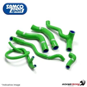 Juego de mangueras de radiador Samco verde para Kawasaki ZX6R 2007/2008 - Picture 1 of 5