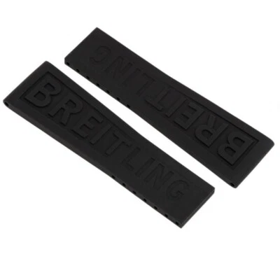 NEW Breitling 155s Diver Pro 3 Black Rubber Strap Band 24-20mm - Image 1 of 4