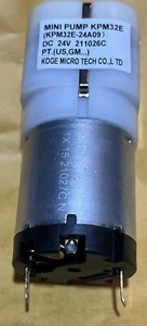 Bunn 50854.0001 PUMP, AIR 24VDC KPM32E-24A - Picture 1 of 3