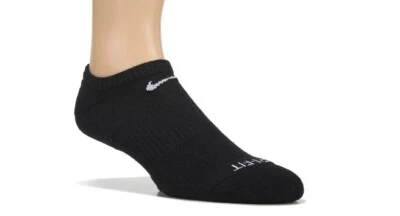 NUEVOS 2 PARES CALCETINES NIKE NO SHOW TODOS LOS DÍAS PLUS NEGROS DRI-FIT MUJER TALLA 10-13 Foto 1 de 4