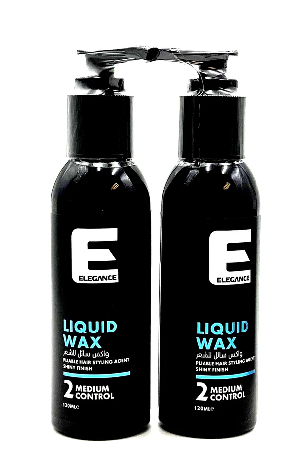 Elegance Liquid Wax Pliable Hair Styling Agent 2 Medium Control 120ml-   2 Pack - Image 1 of 1